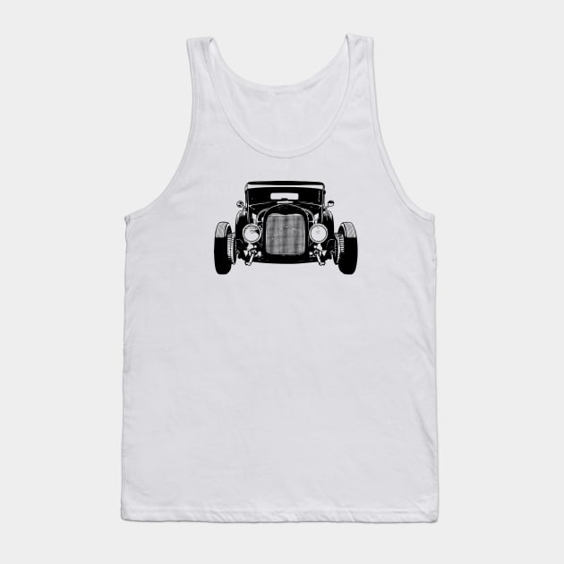 1928 Model A Car Sketch Art Tank Top by DemangDesign